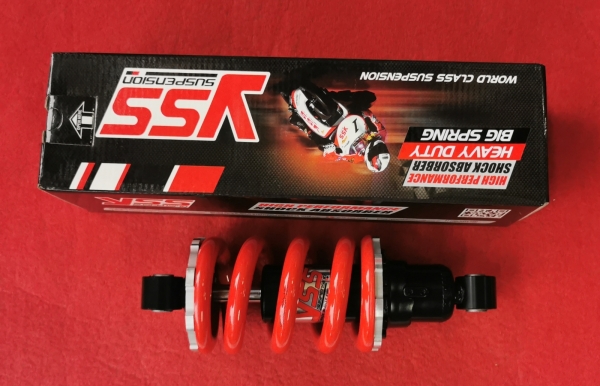 Y15ZRV1/Y15ZRV2/EXCITER150 REAR ABSOBER YSS HEAVY DUTY BIG SPRING BLACK/RED MD302-210P-08-85(LINEE)  YSS MONO SHOCK, SHOCK ABSOBER, DUAL SUSPENSION Johor Bahru JB Supply Suppliers | X Performance Motor