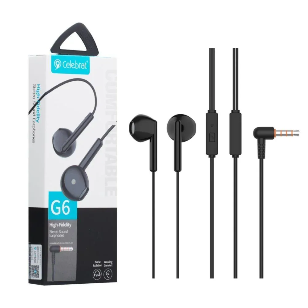 Celebrat G6 High-Fidelity Stereo Sound Earphone