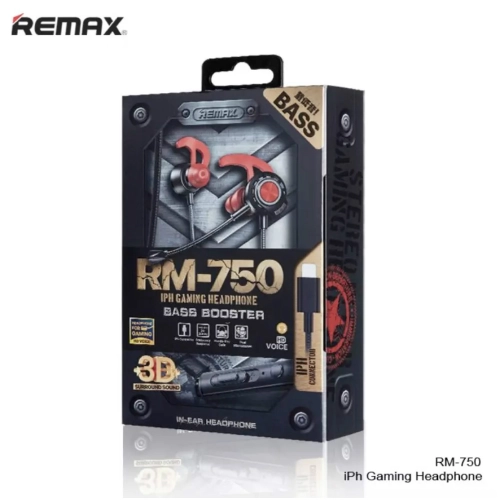 Remax RM750 Gaming Headset Curved Shark Lightning type Earphone