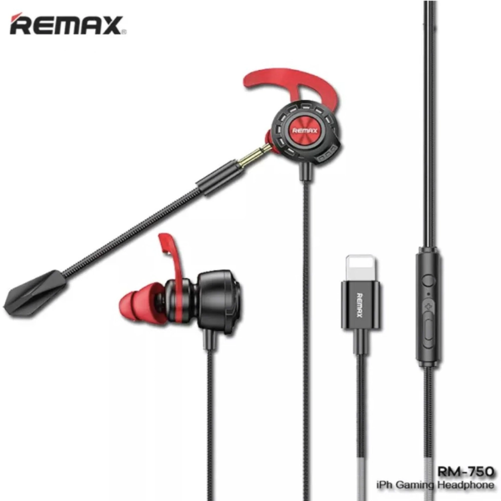 Remax RM750 Gaming Headset Curved Shark Lightning type Earphone