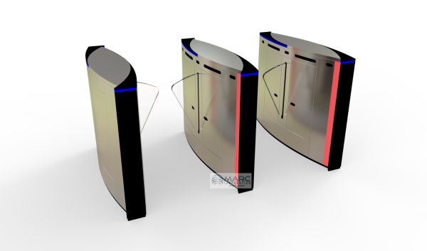 MSS-WG5066 Wing Gate Turnstiles Turnstiles Singapore, Malaysia, Johor Bahru (JB), China, Vietnam Supplier, Suppliers, Supply, Supplies | Marc Corporation Pte Ltd