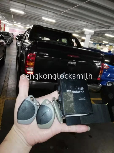 duplicate Toyota Hiluy cobra 4160 remote control car remote Selangor, Malaysia, Kuala Lumpur (KL), Puchong Supplier, Suppliers, Supply, Supplies | Seng Kong Locksmith Enterprise