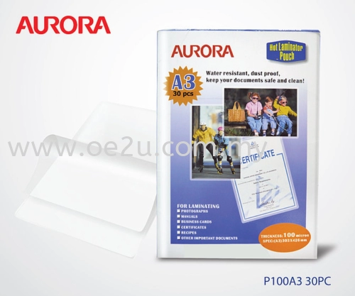 Aurora Lamination Film - A3 (30pcs)