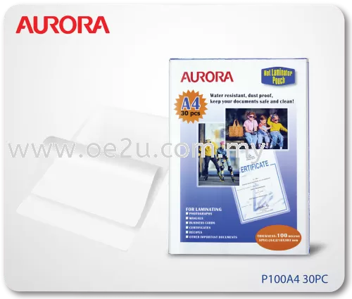 Aurora Lamination Film - A4 (30pcs)