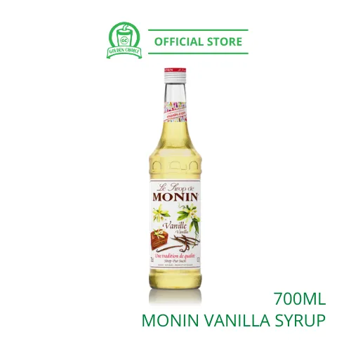 MONIN VANILLA SYRUP 700ML - Le sirop de MONIN | Cocktail | Mocktail | Sparkling Drinks