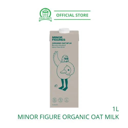 MINOR FIGURE ORGANIC OAT MILK 1L - Barista | UHT | Vegan | Trend | Oat Latte