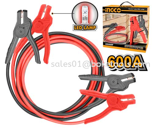 INGCO HBTCP6008L Booster Cable With Lamp POWER TOOLS ACCESSORIES POWER  TOOLS - INGCO Singapore, Ang Mo Kio.