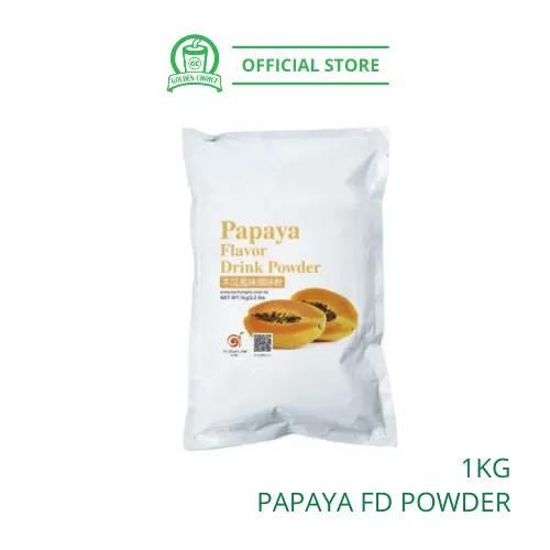 Papaya Flavor Drink Powder 1kg - Taiwan Imported | Flavor Bubble Tea | Smoothies | Ice Blended