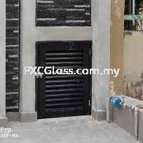 Door Rubbish Aluminium Door Selangor, Malaysia, Kuala Lumpur (KL), Shah Alam Supplier, Installation, Supply, Supplies | Pan Xue Cheng Glass Sdn Bhd