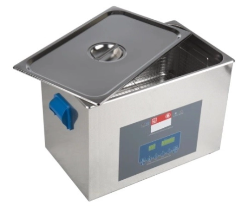 124-9723 RS PRO Ultrasonic Cleaner, 500W, 27L with Lid