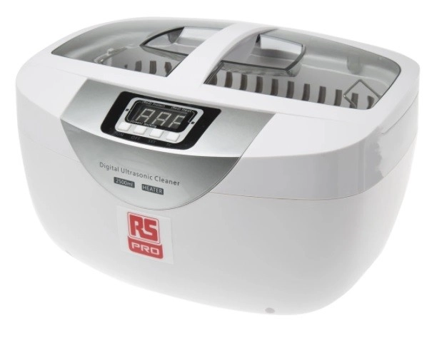 136-8565 RS PRO Ultrasonic Cleaner, 50W, 2.5L with Lid