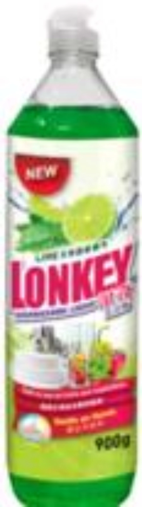 LONKEY DISHWASHING LIQ-LIME 浪奇洗洁精 -天然酸柑  900G