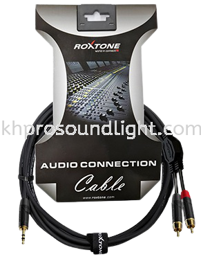 ROXTONE 2 RCA TO 3.5MM STEREO CABLE 1.5M AUDIO CABLE  Cable  Johor Bahru (JB), Malaysia, Ulu Tiram Rental, Supplier, Suppliers | KH Pro Sound & Light Sdn Bhd