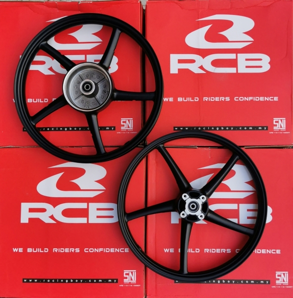 SPORTS RIM RACING BOY SP522 LC135/LC4S/SPARK135 BLACK F140X17 R160X17 01S0275H(MKAIIEE) Others Johor Bahru JB Supply Suppliers | X Performance Motor