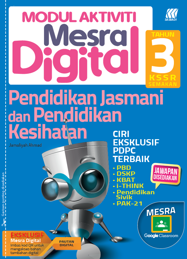 Modul Mesra Digital Pendidikan Jasmani Dan Pendidikan Kesihatan Tahun 3 Sasbadi Sk Books Johor Bahru Jb