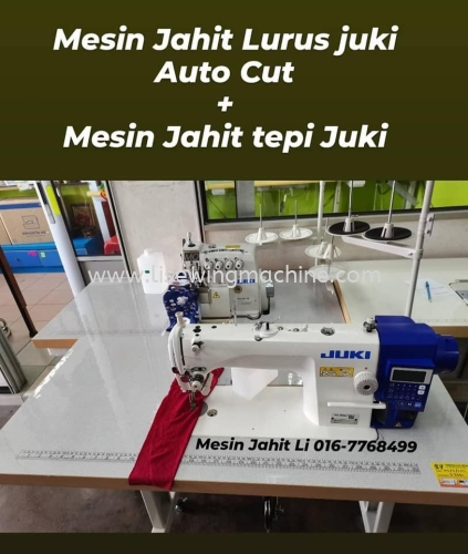 MESIN JAHIT LURUS JUKI JAHIT LURUS + JAHIT TEPI