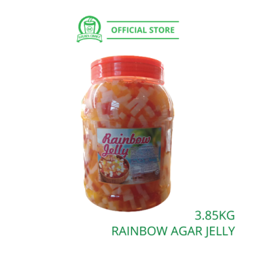 RAINBOW JELLY AGAR 3.85KG - Topping | Stick Shape | Colorful