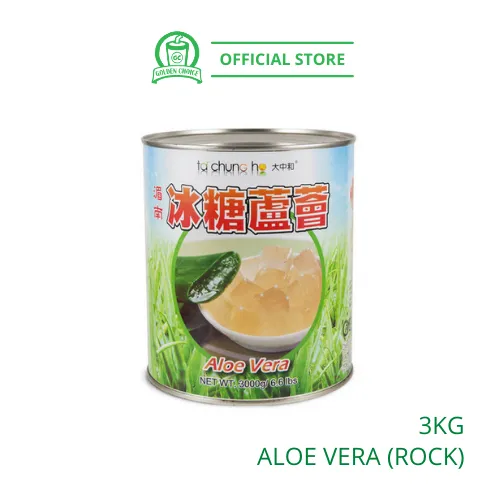 ALOE VERA ROCK SUGAR 3KG 冰糖芦荟 - Topping | Ta Chung Ho | Cube | Taiwan Imported