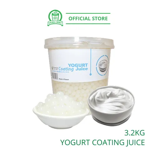 YOGURT COATING JUICE BOBA PEARL 3.2KG 爆爆珠 Popping Boba Pearl Topping Black Tapioca Boba Pearl