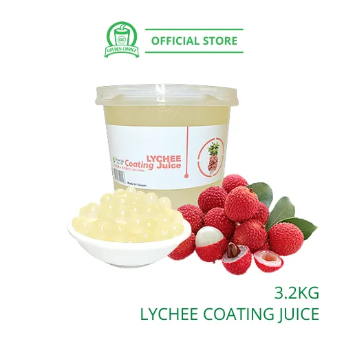 LYCHEE COATING JUICE BOBA PEARL 3.2KG 爆爆珠 Popping Boba Pearl Topping Garnish