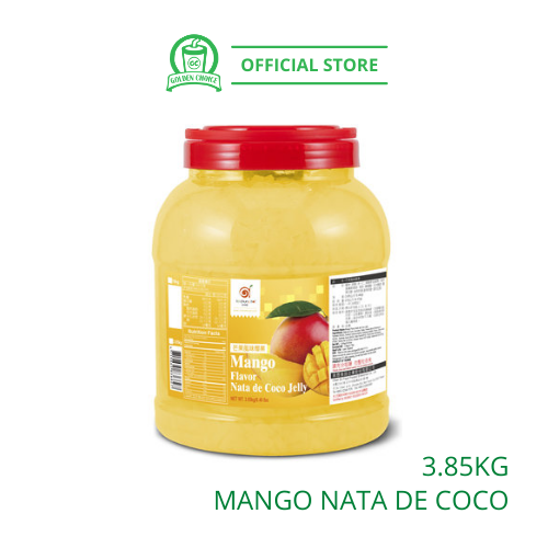 MANGO NATA DE COCO 3.85kg 椰果 - Topping | Coconut Jelly | BUBBLE TEA | Ta Chung Ho | Taiwan Imported