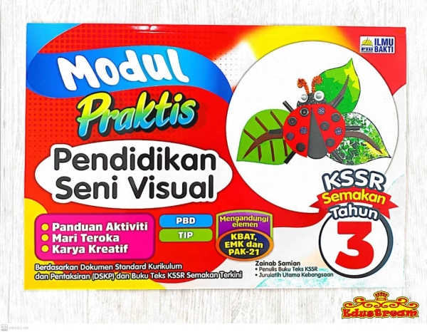 MODUL PRAKTIS PENDIDIKAN SENI VISUAL TAHUN 3 PIB SK Books Johor Bahru (JB), Malaysia Supplier, Suppliers, Supply, Supplies | Edustream Sdn Bhd