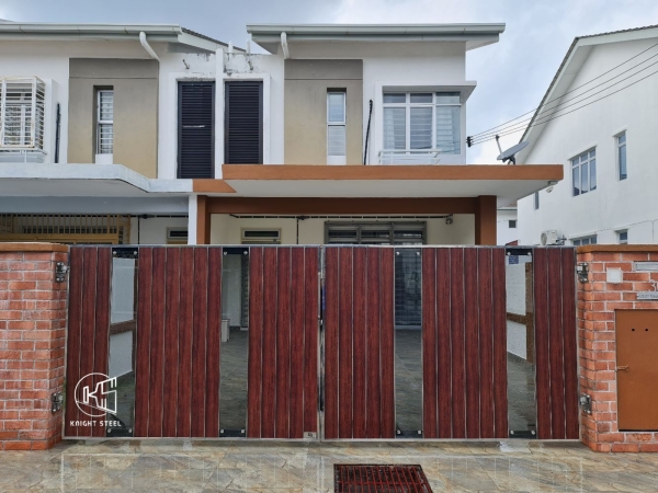 Swing Gate Bandar Tasik Kesuma Beranang, Selangor Hulu Langat Selangor Main Gate  Johor Bahru (JB), Malaysia, Selangor, Kuala Lumpur (KL) Supplier, Suppliers, Supply, Supplies | Knight Services Enterprise Sdn Bhd