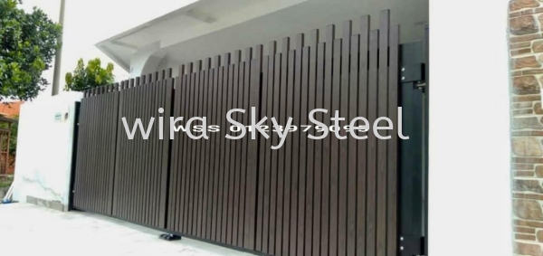 61 Premium Series Aluminium Trackless Folding Gate Selangor, Malaysia, Kuala Lumpur (KL), Semenyih Supplier, Suppliers, Supply, Supplies | Wira Sky Steel Sdn Bhd