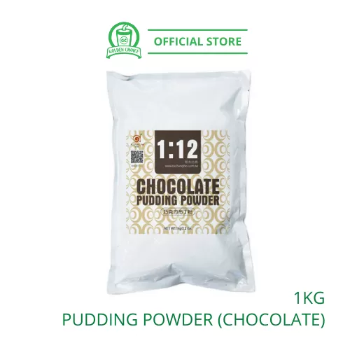 CHOCOLATE PUDDING POWDER 1KG 巧克力布丁粉 - Topping | Bubble Tea | Ta Chung Ho | Taiwan Imported