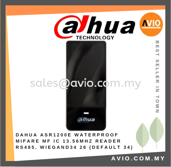 Dahua Waterproof MIFARE MF IC 13.56MHz Reader RS485 WIEGAND 34/26 ASR1200E DOOR ACCESS CONTROL DAHUA Johor Bahru (JB), Kempas, Johor Jaya Supplier, Suppliers, Supply, Supplies | Avio Digital