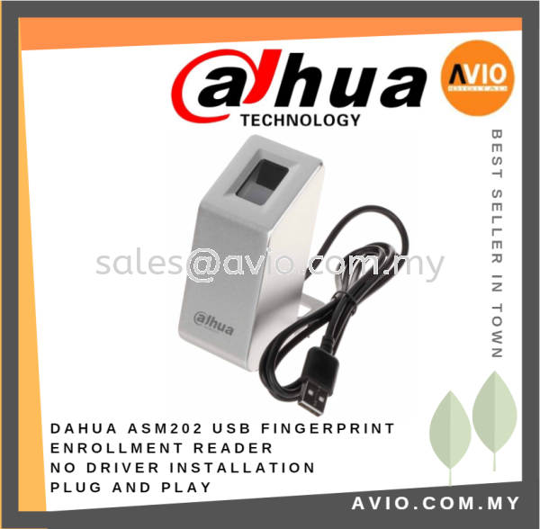 Dahua USB Fingerprint Enrollment Reader No Need Driver Software Install Plug and Play ASM202 DOOR ACCESS CONTROL DAHUA Johor Bahru (JB), Kempas, Johor Jaya Supplier, Suppliers, Supply, Supplies | Avio Digital