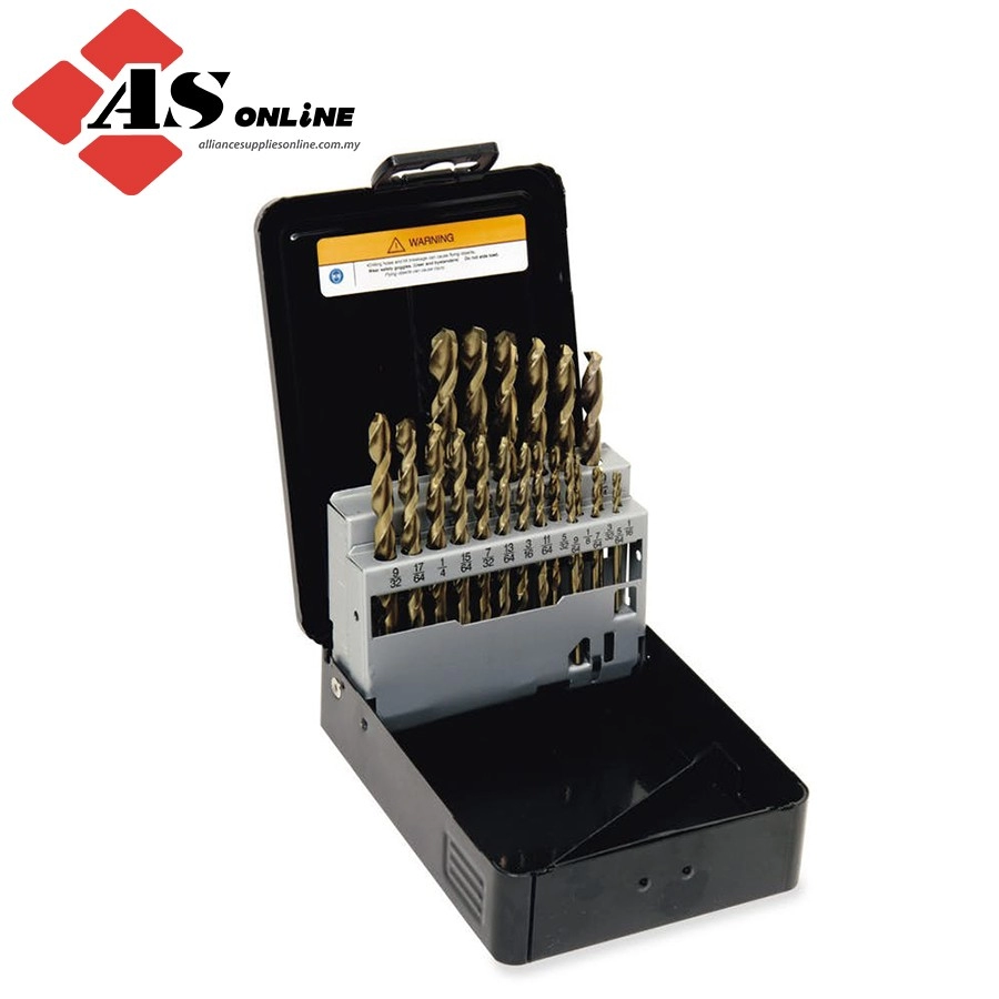 SNAP-ON 21 pc Cobalt ThunderBit 135° Split Point Drill Bit Set (1/16-3/8ê°) / Model: DBTBC121