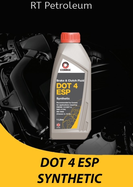 DOT 4 ESP BRAKE & HYDRAULIC FLUID COMMA LUBRICANTS Malaysia, Singapore, Selangor, Kuala Lumpur (KL), Perak Supplier, Suppliers, Supply, Supplies | RT PETROLEUM SDN BHD