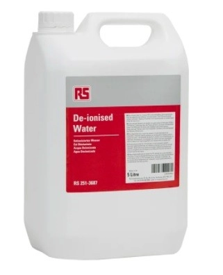 251-3687 RS PRO 5 L Can Deionized Water for PCBs