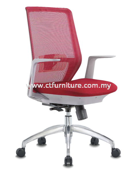 KLUE GREY (MEDIUM BACK) KLUE GREY MESH CHAIR OFFICE CHAIR Malaysia, Melaka, Melaka Raya Supplier, Distributor, Supply, Supplies | C T FURNITURE AND OFFICE EQUIPMENT