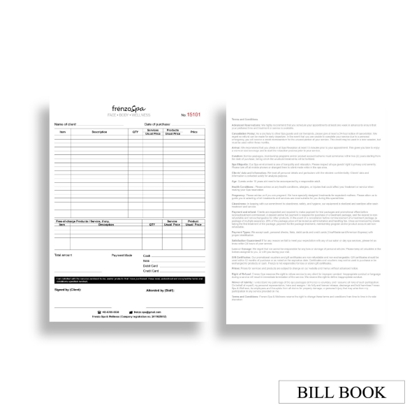 Bill Book Offset Printing Johor Bahru (JB), Malaysia, Johor Jaya Service | INNOVATIVE PRINTING ENTERPRISE