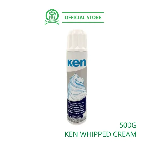 KEN WHIPPED CREAM 500G 淡奶油 - Ready Use | Instant | Convenient | Ice Blended | Topping | Garnish