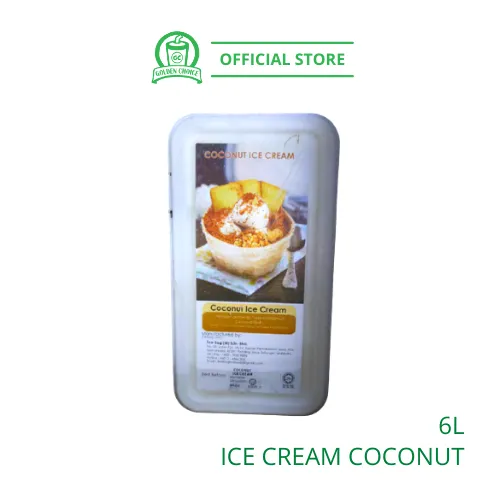 COCONUT ICE CREAM 6L - Affogato | Dessert | Topping | Ice Blended