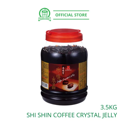 COFFEE CRYSTAL JELLY 3.5KG 咖啡水晶 - Topping | Shi SHin | Agar Pearl | Taiwan Imported 