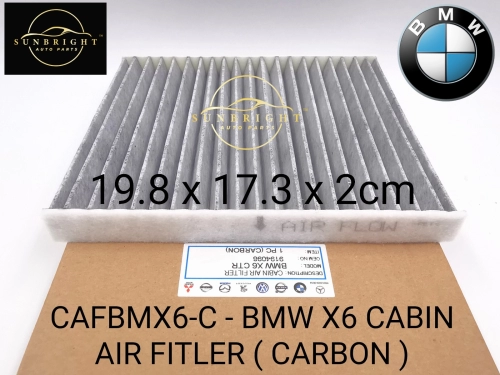 CAFBMX6-C - BMW X6 CABIN AIR FITLER ( CARBON )