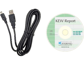 KYORITSU 8263-USB Cable with "KEW Report (software)"