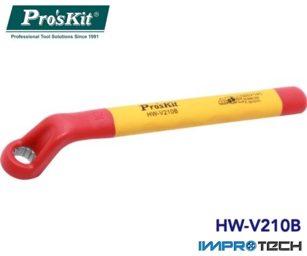 PRO'SKIT [HW-V210B] VDE 1000V Insulated Single Box End Wrench 10mm VDE Insulation Tools Prokits Malaysia, Penang, Butterworth Supplier, Suppliers, Supply, Supplies | TECH IMPRO AUTOMATION SOLUTION SDN BHD