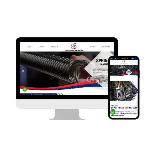 Selangor Web Design | Website Design - Spring Manufacturer