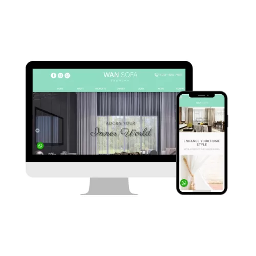 Seremban, Malaysia Web Design | Website Design - Curtain & Sofa