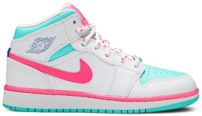 Air Jordan 1 Mid GS 'Digital Pink'