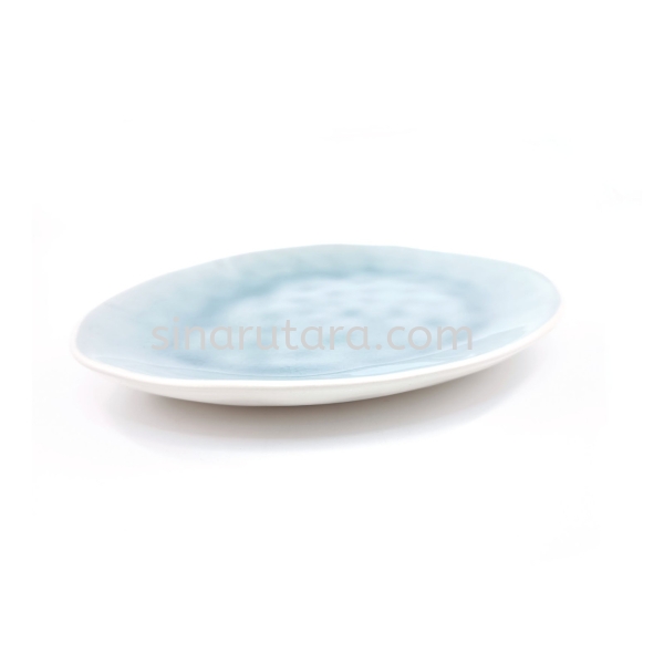 SB3078B 11"WATER DROP ICE CRACKING PLATE Plate Colour Porcelain Ceramic Kedah, Malaysia, Lunas Supplier, Suppliers, Supply, Supplies | TH Sinar Utara Trading