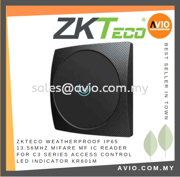 ZKTeco Weatherproof IP65 13.56MHz Mifare MF IC Reader for C3 Series Door Access Control LED Indicator KR601M ZKTECO Johor Bahru (JB), Kempas, Johor Jaya Supplier, Suppliers, Supply, Supplies | Avio Digital