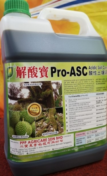 Pro Acidic Soil Conditioner (Pro-ASC) Liquied Fertilizer Johor Bahru (JB) Supplier, Supply | PPP Agricare Sdn Bhd