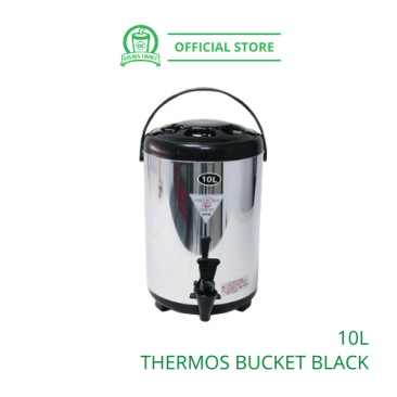 THERMOS BUCKET 10L Black 保温桶 - Keep Warm | Container | Water Storage | Store water