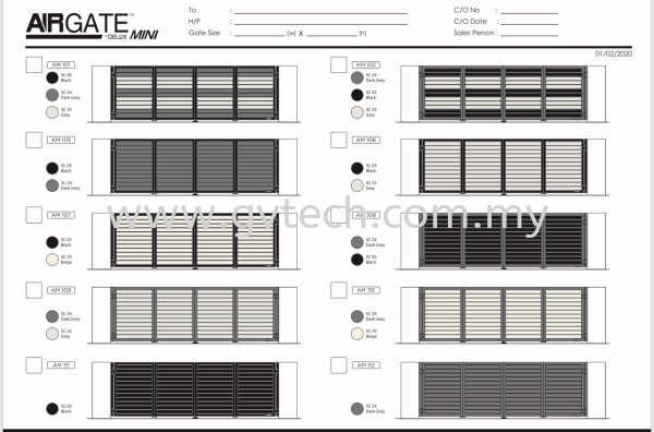  AIRGATE Mini DESIGN AIRGATE Mini UNIGATE Kedah, Malaysia, Sungai Petani Supplier, Installation, Supply, Supplies | GV Resources (SP) Sdn Bhd